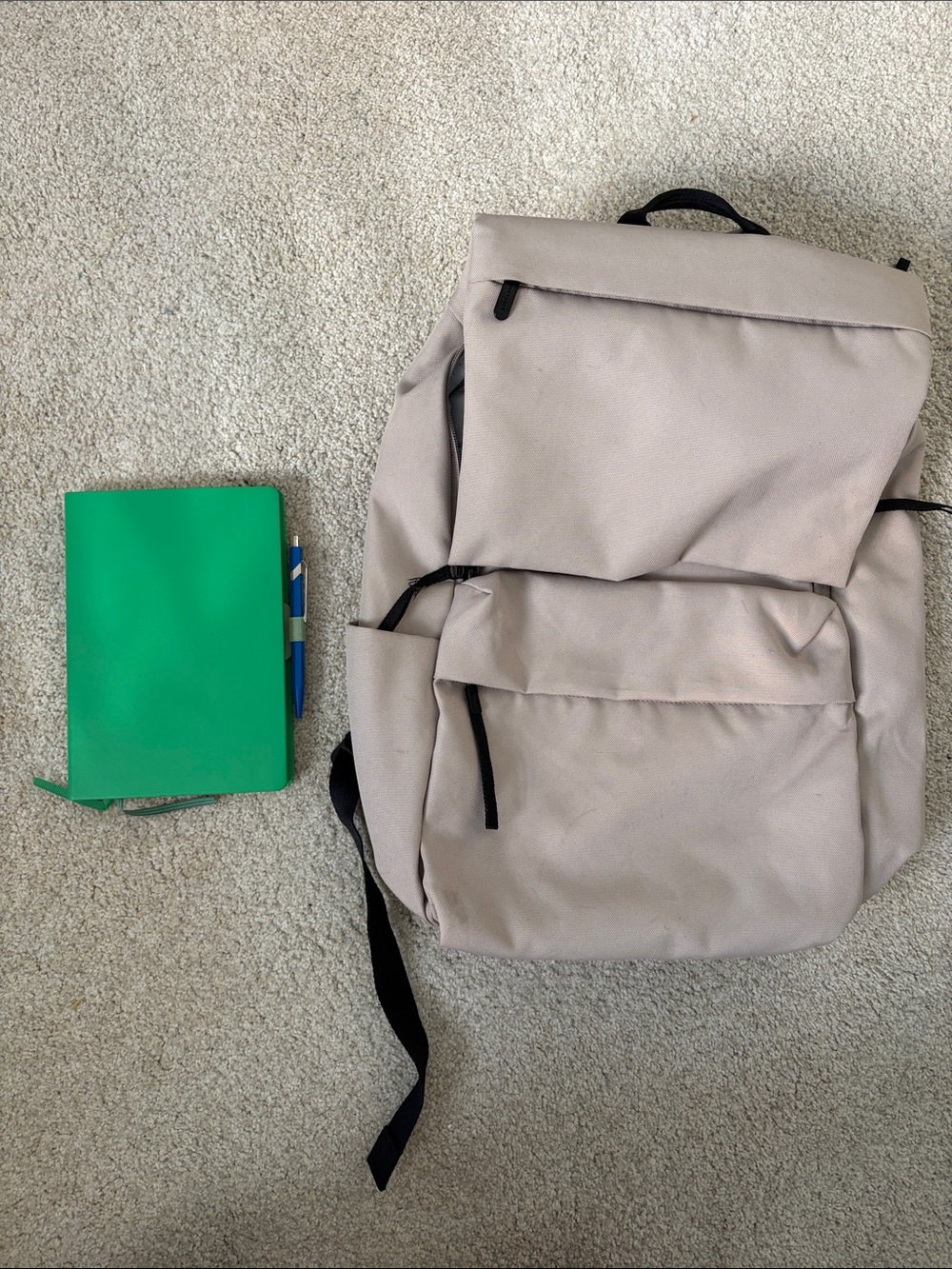 Everlane the ReNew Transit Gray Canvas Backpack